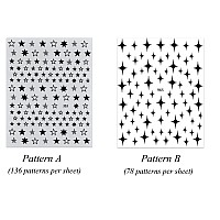 14 Large Sheets Stars Nail Stickers For Women Girls Kids 3D Self Adhesive Star Nail Decals For Natural Fingernails And Acrylic