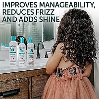 Fairy Tales Curly Q Daily Hydrating Shampoo Conditioner Spray For Normal Damaged Curly Color Treated All Hair Hydrating