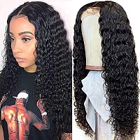 Hermosa Deep Wave Hd Transparent Lace Front Wigs Human Hair Pre Plucked With Baby Hair 180 Density 4X4 Lace Closure Human Hair