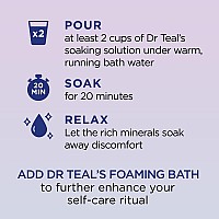 Dr Teals Sleep Soak With Pure Epsom Salt Melatonin Essential Oil Blend 3 Lb Pack Of 4