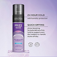 John Frieda Anti Frizz, Frizz Ease Hairspray Firm Hold, Heat Protectant Spray, Anti Frizz Hair Straightener,for Dry, Damaged Hair, 12 oz (Pack of 2)