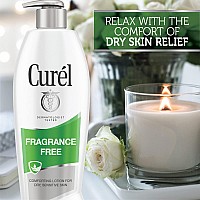 Curel Fragrance Free Body Lotion Unscented Dry Skin Moisturizer For Sensitive Skin With Advanced Ceramide Complex Repairs Moi