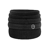 Gimme Beauty - Black Hair Ties in 5 Sizes - Bands Fitting Kit - Soft Hair Ties for Thick Hair & Black Pony Tail Holders for Thin Hair - No Damage Hair Ties for All Hair Types, Find Your Fit (5 Count)