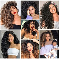 Toyotree Deep Twist Crochet Hair 14 Inch 8 Packs Natural Black Midlength Curly Deep Wave Crochet Hair Synthetic Ocean Wave B