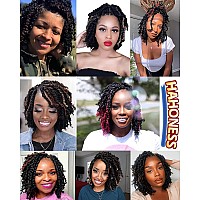 14 Inches 8 Packs Pre Looped Pretwisted Passion Twist Crochet Hair For Black Womennatural Blacksoft Long Hair Extensions Braid