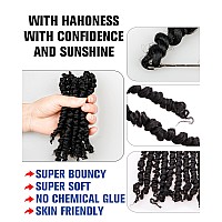 6 Inches 8 Packs Super Short Passion Twist Crochet Hair For Black Women And Kidsnatural Black Pre Looped Pretwisted Crochet Hai