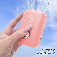 Buqikma Eyelashes Rechargeable Fan Mini Lash Fan Eyelash Extensions Portable Usb Handheld Fan Dryer Air Conditioning Blower For