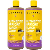 Alaffia Skin Care Authentic African Black Soap All In One Liquid Soap Acne Face Wash Moisturizing Body Wash Shampoo Shavin