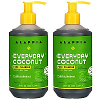 Alaffia Everyday Coconut Face Cleanser For All Skin Types Leaves Skin Fresh And Hydrated With Fair Trade Coconut Oil Neem Ve