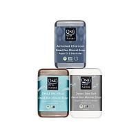 One With Nature 4Oz Bar Variety 3Pkmud Activated Charcoal And Dead Sea Mineral Soap With Argan Oil Shea Butter Dead Sea S