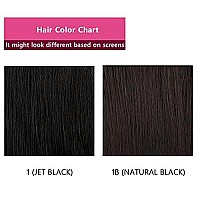 Bobbi Boss Medium Curly Wigs Synthetic Full Wig - M568 KINZIE, Easy to Wear Wigs, Premium Synthetic Fiber Wigs with High Heat Resistant Wigs (1B, Off Black)