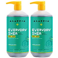 Alaffia EveryDay Shea Body Wash Vanilla Mint 32 Fl Oz -2 Pack