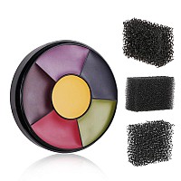 Meicoly 6 Color Bruise Wheel For Special Effectshunting Camo Face Body Paint Kitlight Green Gamora Witch Face Painttrauma Sfx