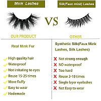 Real Mink Lashes Mikiwi Eyelashes 5D Mink Eyelashes Super Fluffy Long Dramatic Eyelashes Thick Handmade Full Strip Lashes Cr