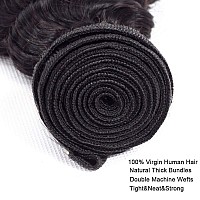 Deep Wave Hair 3 Bundles 9A 100 Unprocessed Virgin Brazilian Remy Human Hair Loose Deep Wave Hair Bundles Human Hair Extensions