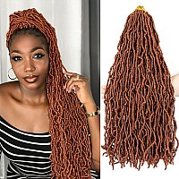 Umylar New Faux Locs Crochet Hair 24 Inch,7 Packs Extensible Soft Locs Goddess Crochet Hair, Pre-Looped Soft Locs Synthetic Crochet Hair For Black Women(24Inch,350#)