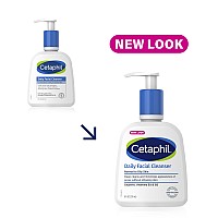 Cetaphil Face Wash Daily Facial Cleanser For Sensitive Combination To Oily Skin New 8 Oz 3 Pack Gentle Foaming Soap Free H