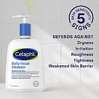 Cetaphil Face Wash Daily Facial Cleanser For Sensitive Combination To Oily Skin New 8 Oz 3 Pack Gentle Foaming Soap Free H