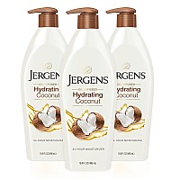 Jergens Hydrating Coconut Body Moisturizer 168 Ounce Pack Of 3