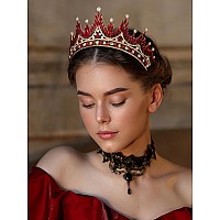 Sweetv Tiaras And Crowns For Women Wedding Tiara For Bride Rhinestone Queen Crown Crystal Costume Hair Accessories For Birthd