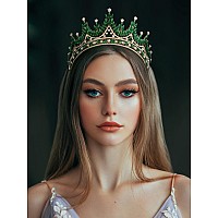 Sweetv Tiaras And Crowns For Women Wedding Tiara For Bride Rhinestone Queen Crown Crystal Costume Hair Accessories For Birthd