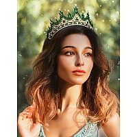 Sweetv Tiaras And Crowns For Women Wedding Tiara For Bride Rhinestone Queen Crown Crystal Costume Hair Accessories For Birthd