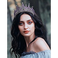 Sweetv Tiaras And Crowns For Women Wedding Tiara For Bride Rhinestone Queen Crown Crystal Costume Hair Accessories For Birthd