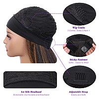 Wignee 26 Inches Kinky Straight Headband Wig For Women Yaki Straight Wigs With Black Headband Kinky Afro Wigs For Black Womenbr