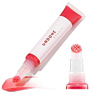 Undone Beauty Lip Life Moisturizing Sheer Balm Lip Tint With Exfoliating Tip For Gentle Dry Skin Removal And Colorless Nonstick