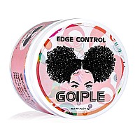 Goiple Edge Control Wax for Women Strong Hold Non-greasy Edge Smoother Strawberry Scent 4oz