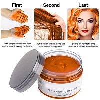 Temporary Hair Color Waxhair Color Spray Wax Natural Hair Coloring Wax Material Disposable Hair Styling Clays Ash For Cosplay