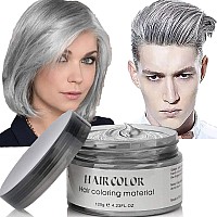 Acosexy Grey Hair Dyetemporary Hair Wax423Oz Instant Hairstyle Mud Cream Natural Hair Coloring Wax Material Disposable Hair S