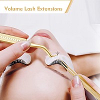 Msqueen Lash Tweezers For Eyelash Extensionprofessional Lashing Tweezers For Mega Volume Mink Eyelashes Extensions Applying