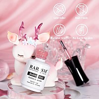 Rarjsm Rubber Base Gel For Nails Sheer Pinkbuilder Extension Gelrubber Base Coat Nude Gel Polishshimmer Natural Pink Gel Nail