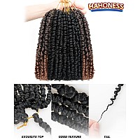 10 Inches 9 Packs Passion Twist Crochet Hairmixed Color Combo Pack7Packs 1B2Packs T1B30Pretwisted Pre Looped Synthetic Ha