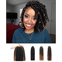 10 Inches 9 Packs Passion Twist Crochet Hairmixed Color Combo Pack7Packs 1B1Pack T1B271Pack T1B30Pre Looped Pretwisted H