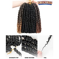 10 Inches 9 Packs Passion Twist Crochet Hairmixed Color Combo Pack7Packs 1B1Pack T1B271Pack T1B30Pre Looped Pretwisted H