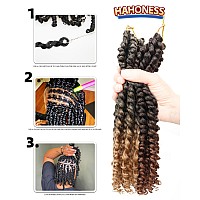 10 Inches 9 Packs Passion Twist Crochet Hairmixed Color Combo Pack7Packs 1B1Pack T1B271Pack T1B30Pre Looped Pretwisted H