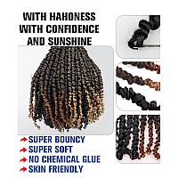 Hahoness Passion Twist Crochet Hair 149 Packs 1Bt1B27T1B30 Synthetic Hair Extensions For Black Women