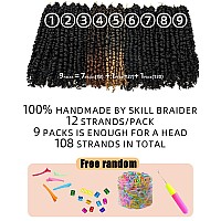 Hahoness Passion Twist Crochet Hair 149 Packs 1Bt1B27T1B30 Synthetic Hair Extensions For Black Women