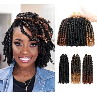 6 Inches 9 Packs Passion Twist Crochet Hairmixed Color Combo Pack7 Packs 1B1 Pack T1B271 Pack T1B30Pretwisted Pre Loope