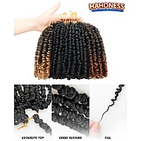 6 Inches 9 Packs Passion Twist Crochet Hairmixed Color Combo Pack7 Packs 1B1 Pack T1B271 Pack T1B30Pretwisted Pre Loope