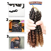 6 Inches 9 Packs Passion Twist Crochet Hairmixed Color Combo Pack7 Packs 1B1 Pack T1B271 Pack T1B30Pretwisted Pre Loope