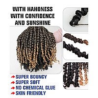 14 Inches 9 Packs Mixed Colors Combo Pack7 Packs 1B 2 Packs T1B27 Passion Twist Crochet Hair For Black Women Pretwisted Pr