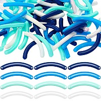 80 Pieces Eyelash Curler Refills Pads Soft Curler Replacement Refills Pads For Universal Eyelash Curler White Aqua Blue Blue