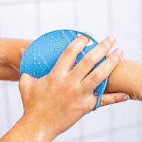 Boie Usa Flat Body Scrubber Soft Siliconelike Exfoliating Shower Scrubber Body Cleansing Brush Sticktowall Loofah Repla