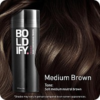 Boldify Hair Fibers 56G Fill In Fine And Thinning Hair For An Instantly Thicker Fuller Look Best Value Superior Formula