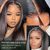 Unice Body Wave 13X4 Hd Lace Front Wigs Put On And Go Glueless Wig Human Hair Pre Plucked Pre Cut Pre Everything Frontal Wig Beg