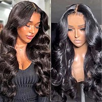 Unice Body Wave 13X4 Hd Lace Front Wigs Put On And Go Glueless Wig Human Hair Pre Plucked Pre Cut Pre Everything Frontal Wig Beg