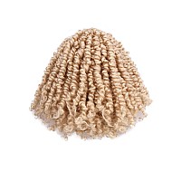 6 Inches 8 Packs Super Short Passion Twist Crochet Hair For Black Women And Kidsblonde Offwhite Pre Looped Pretwisted Hair Ext